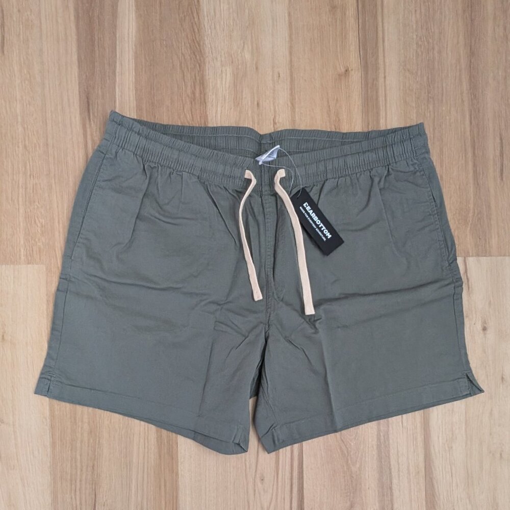 NWT Bearbottom Drawstring Shorts 5.5” Graphite XXL Men’s